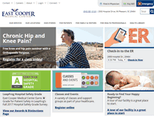 Tablet Screenshot of eastcoopermedctr.com